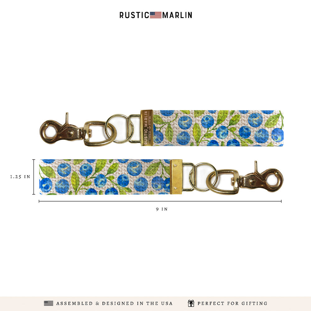 Blueberries Keychain
