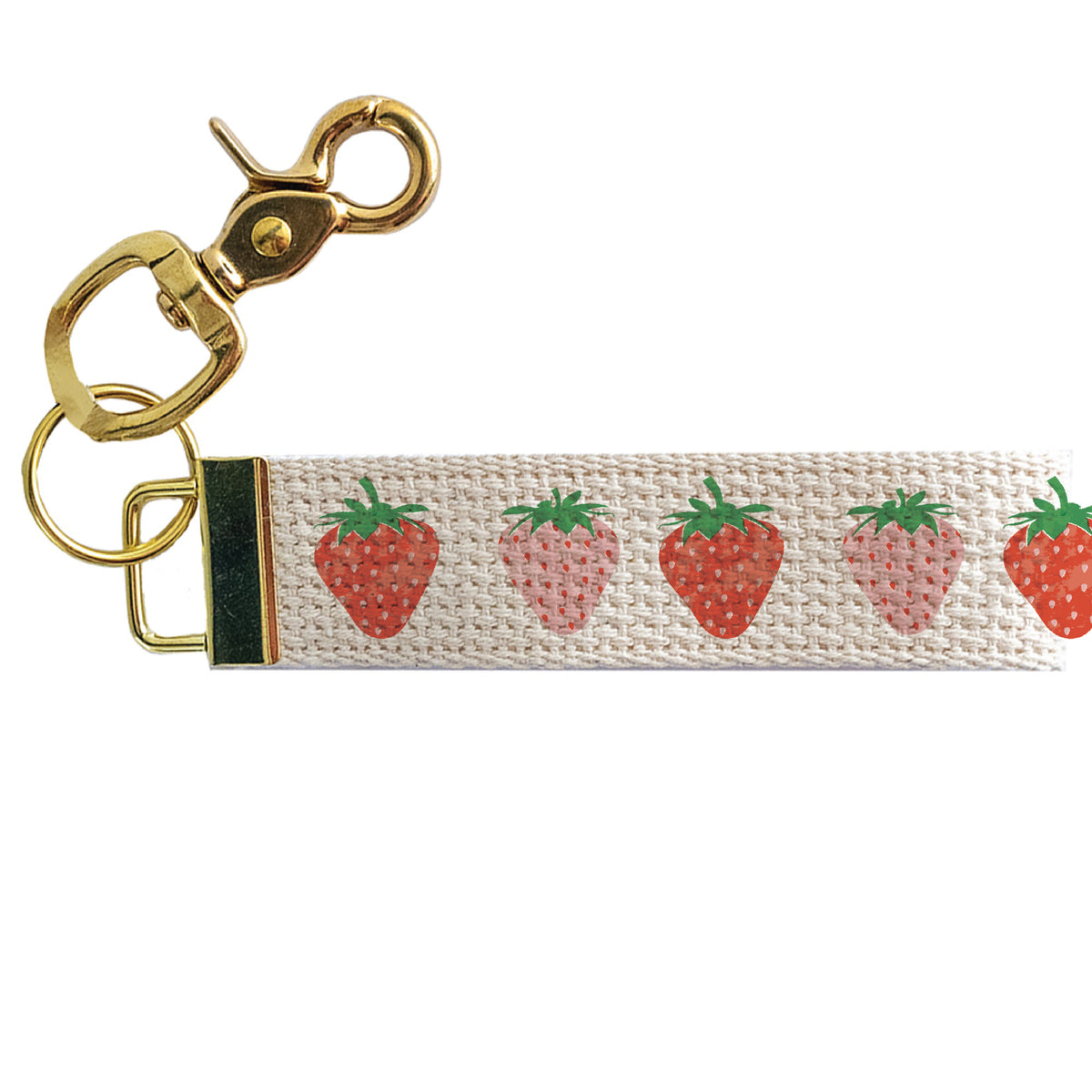 Strawberries Keychain