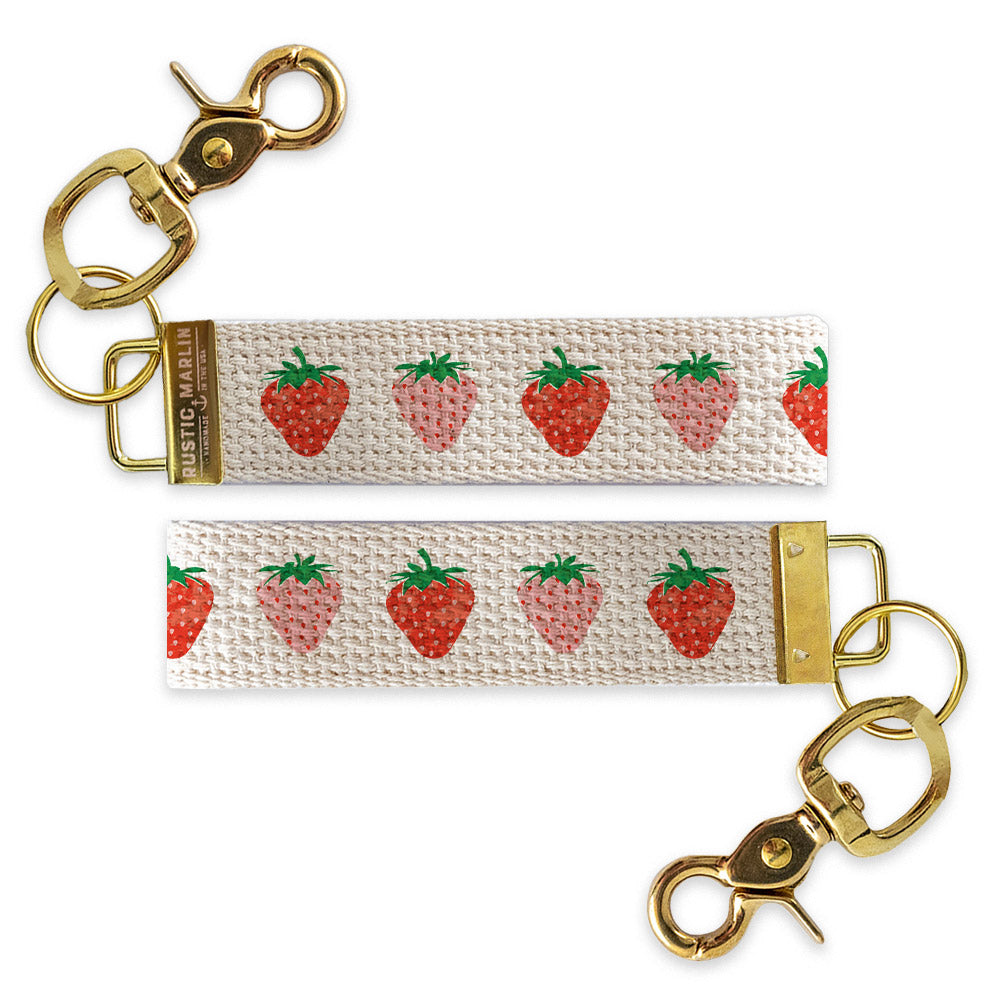 Strawberries Keychain