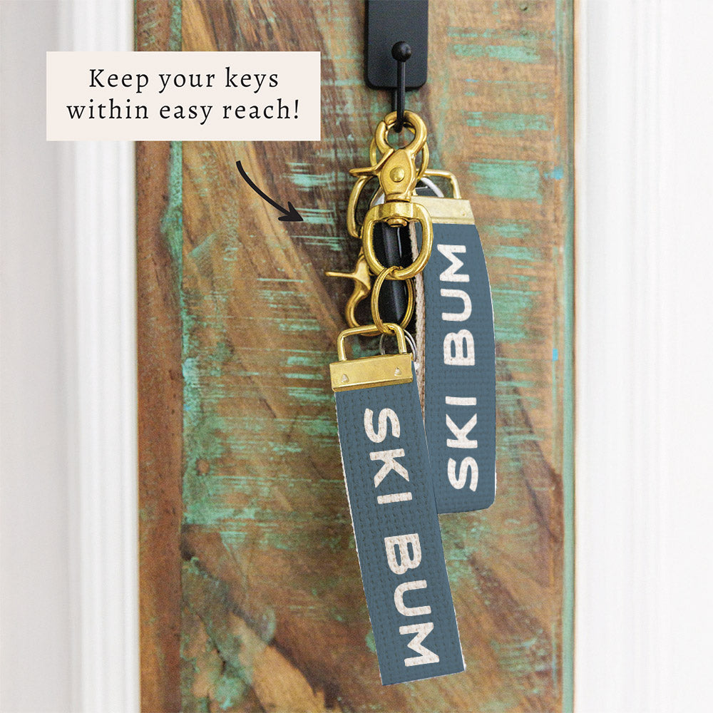 Ski Bum Keychain