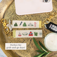 Ski Icons Keychain