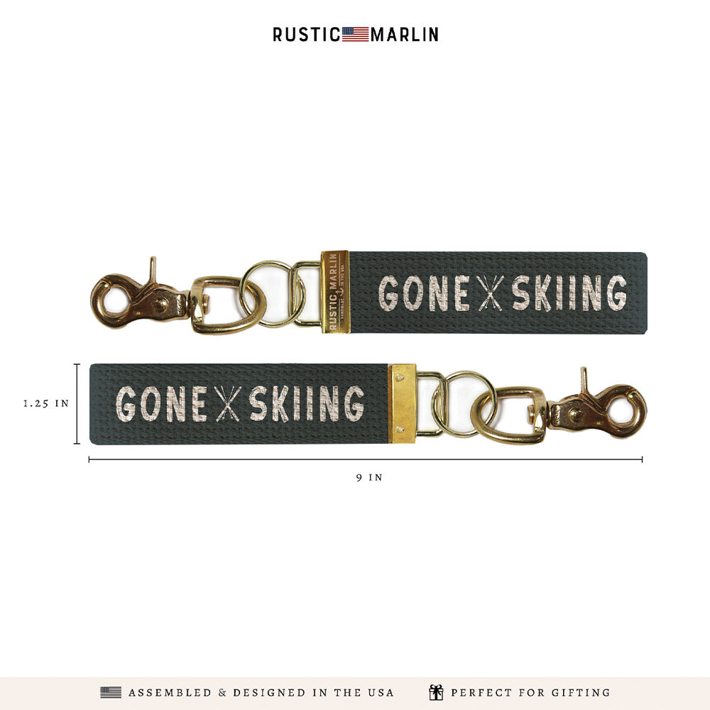 Gone Skiing Keychain