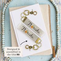 Florida Orange Keychain