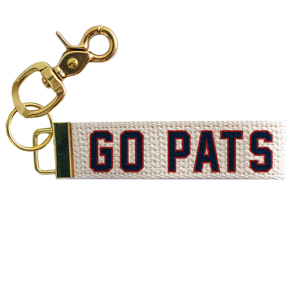 Go Pats Keychain