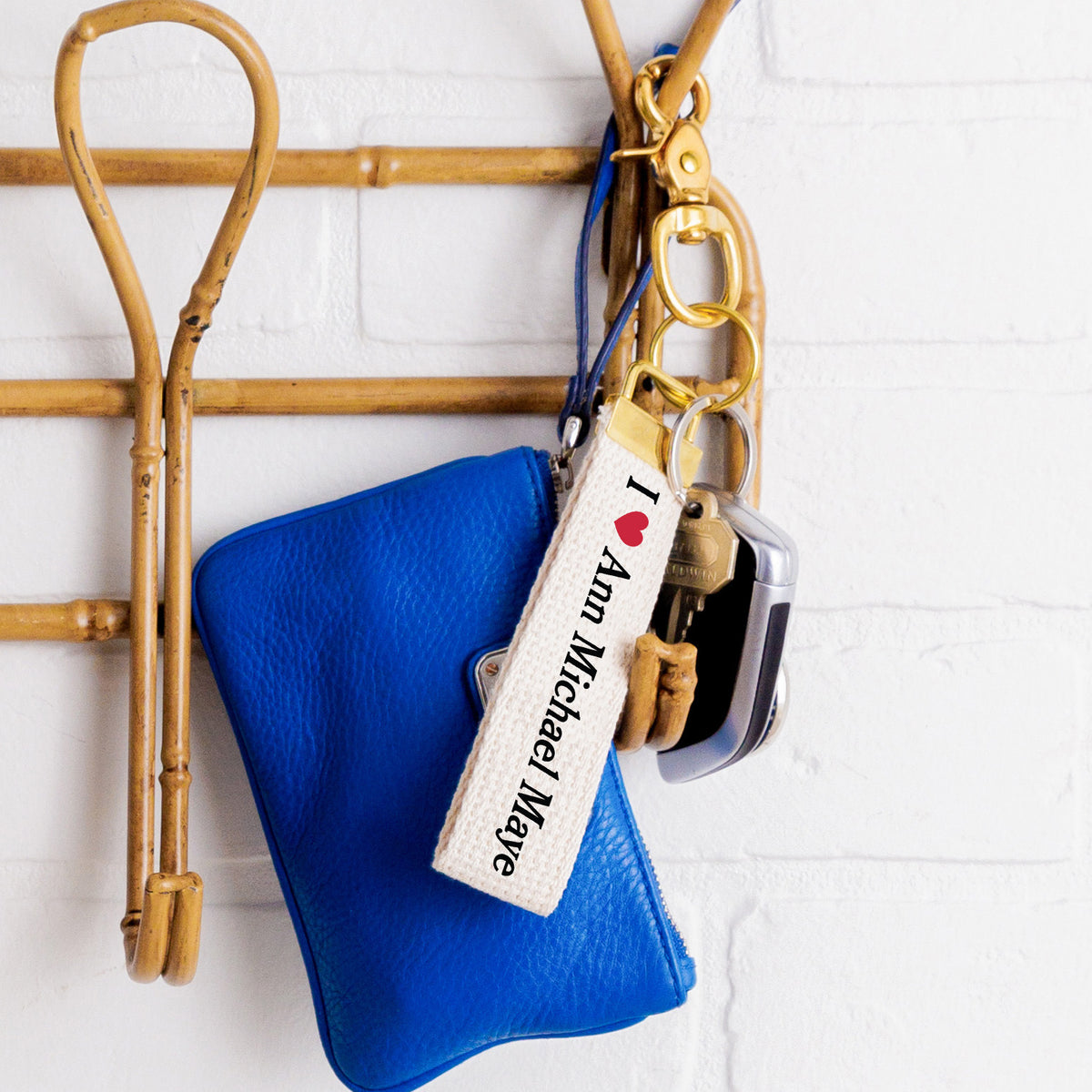 I Love Ann Michael Maye Keychain