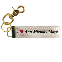I Love Ann Michael Maye Keychain
