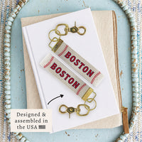 Boston Keychain