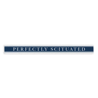 *Perfectly Scituated Navy Stripe Skinny Sign
