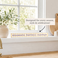 Minnesota Football Sundays Skinny Sign