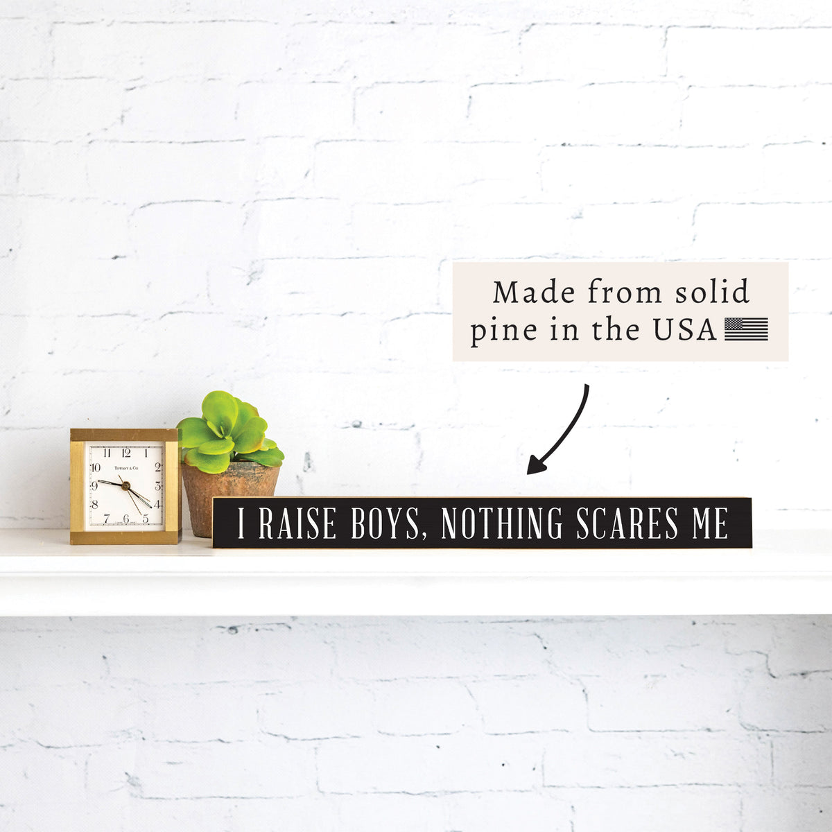 I Raise Boys Skinny Sign