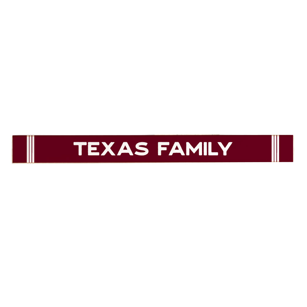 Collegiate Stripe Personalized Skinny Sign
