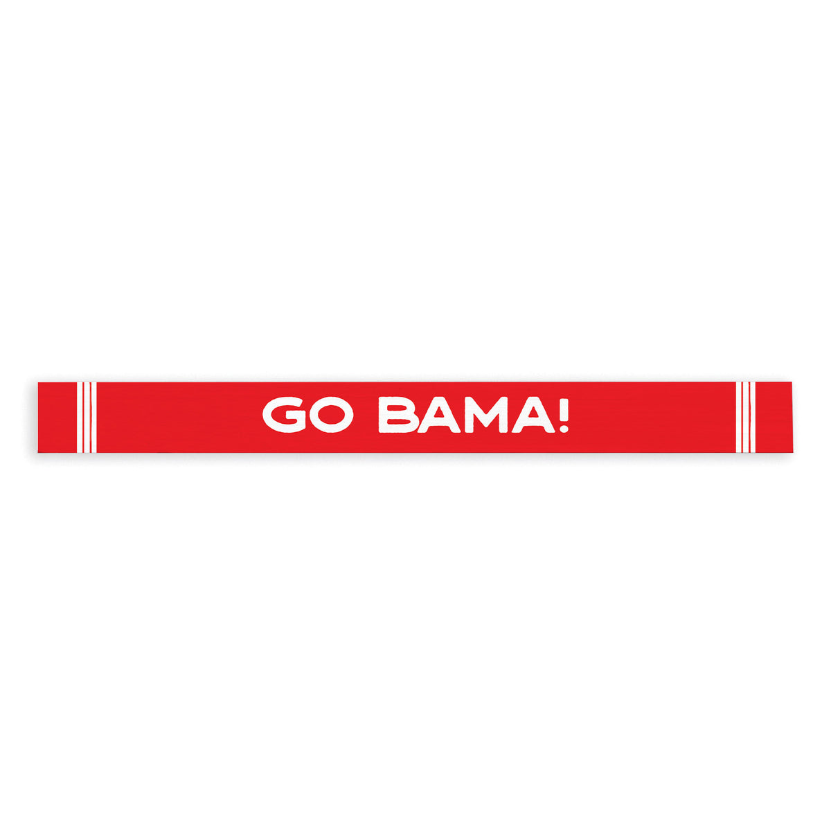 Collegiate Stripe Personalized Skinny Sign