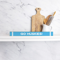 Collegiate Stripe Personalized Skinny Sign