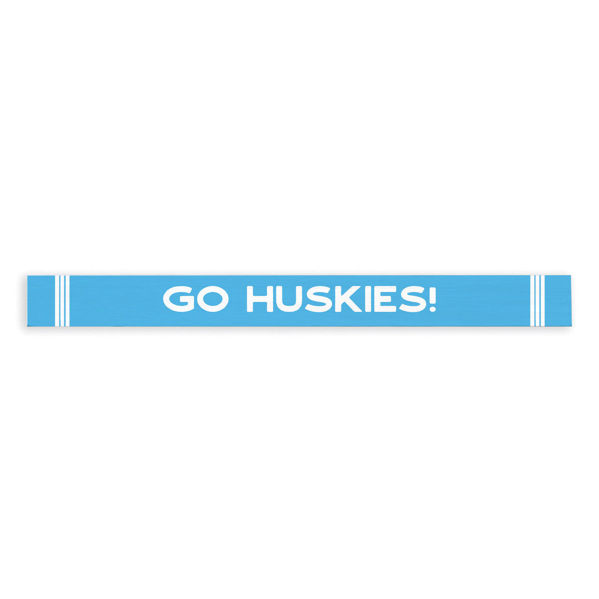 Collegiate Stripe Personalized Skinny Sign