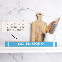 Collegiate Stripe Personalized Skinny Sign