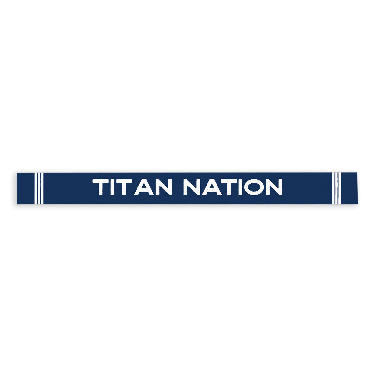 Collegiate Stripe Personalized Skinny Sign