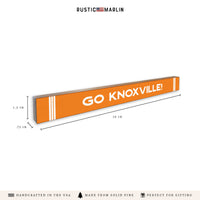 Collegiate Stripe Personalized Skinny Sign