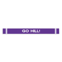 Collegiate Stripe Personalized Skinny Sign