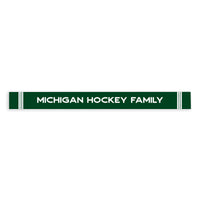 Collegiate Stripe Personalized Skinny Sign