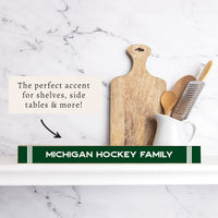 Collegiate Stripe Personalized Skinny Sign
