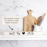 Girls Trip Personalized Skinny Sign