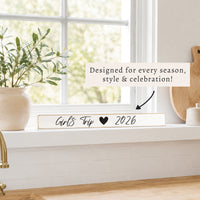 Girls Trip Personalized Skinny Sign