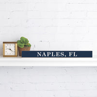 Your Word Navy/White Skinny Sign