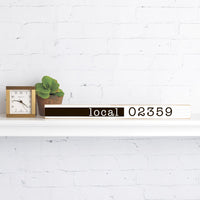 Zip Code Skinny Sign