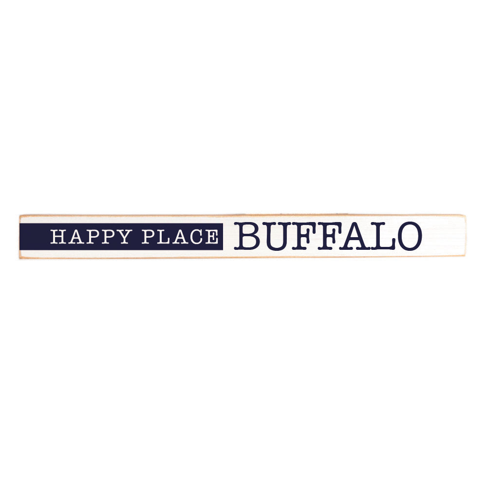 Your Happy Place Navy  Skinny Sign