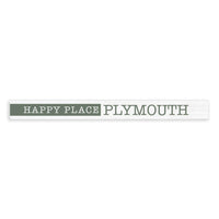 Happy Place Personalized Skinny Sign | Shelf Decor