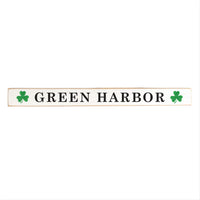 Shamrocks Personalized Skinny Sign