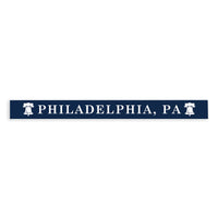 Philadelphia Liberty Bell Skinny Sign