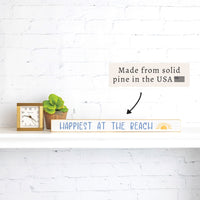 Happiest At The Beach Skinny Sign