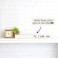PS I Love You Skinny Sign