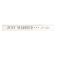 Just Married Las Vegas Skinny Sign