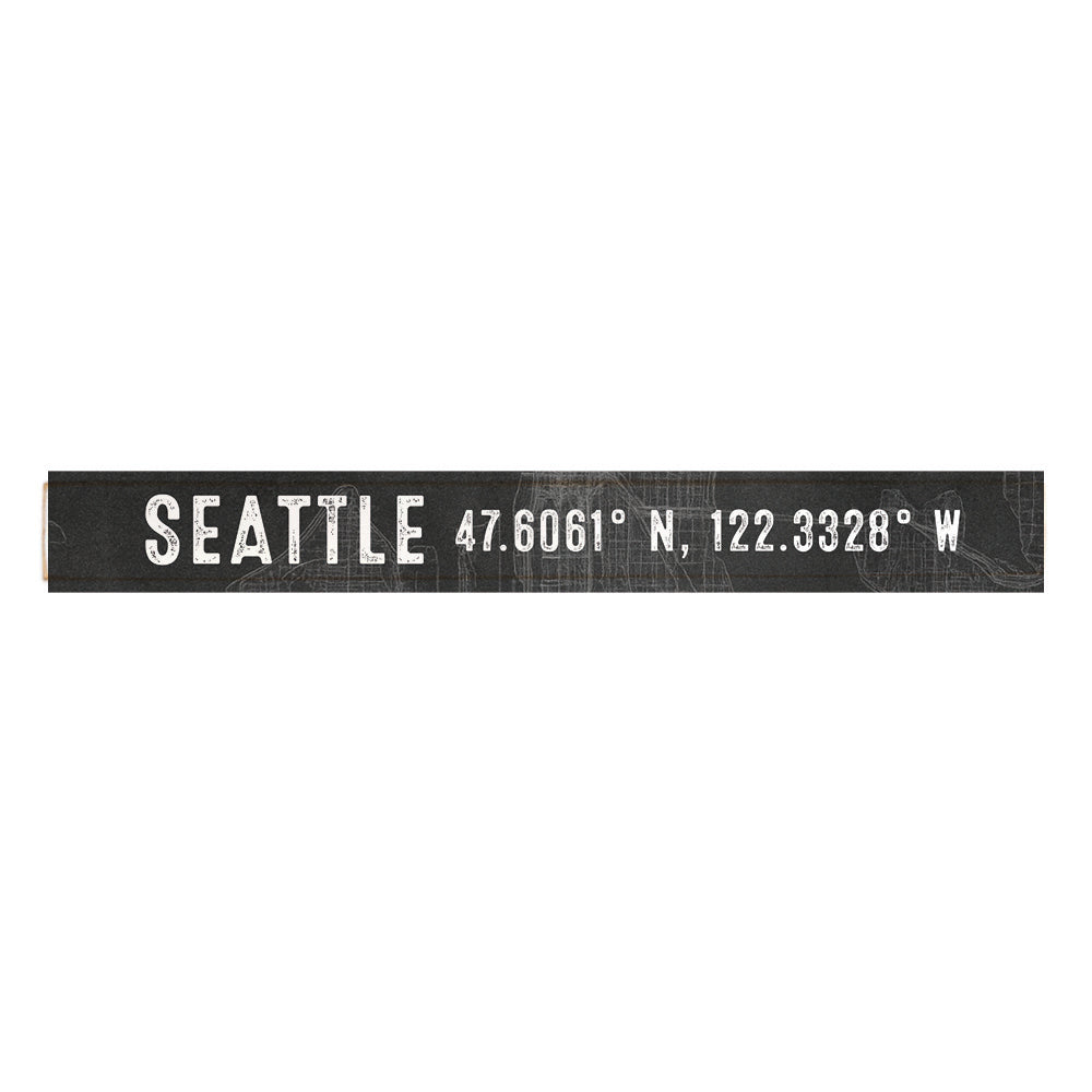 Seattle City Grid Skinny Sign