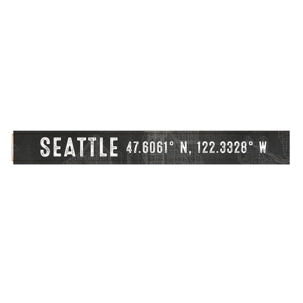 Seattle City Grid Skinny Sign