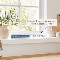 Happy Place Seattle Skinny Sign