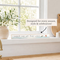 Meet Me At The Lake Skinny Sign