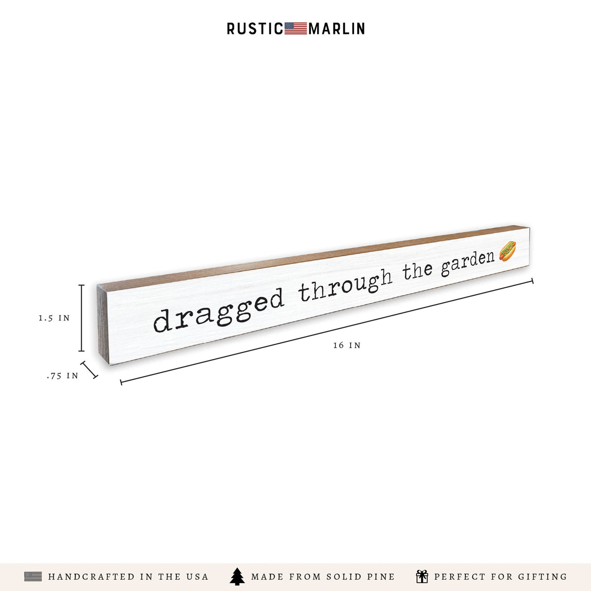 Chicago Dragged Through The Garden Skinny Sign