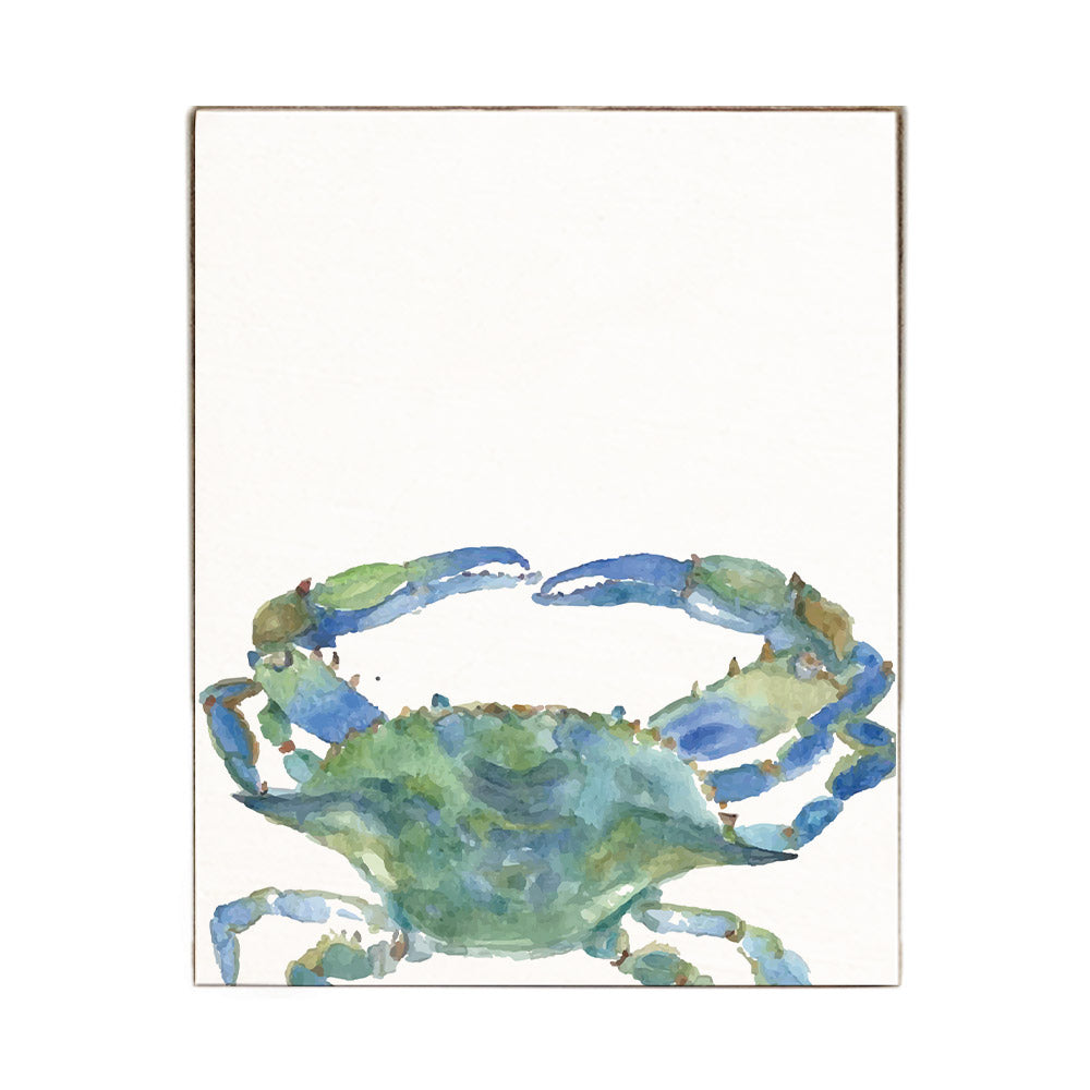 Crab Block Sign