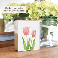 Tulips Block Sign