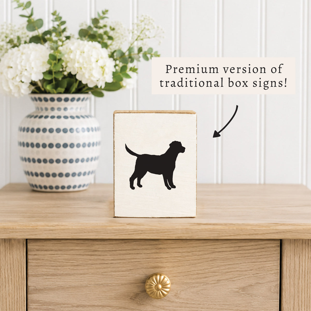 Dog Block Sign