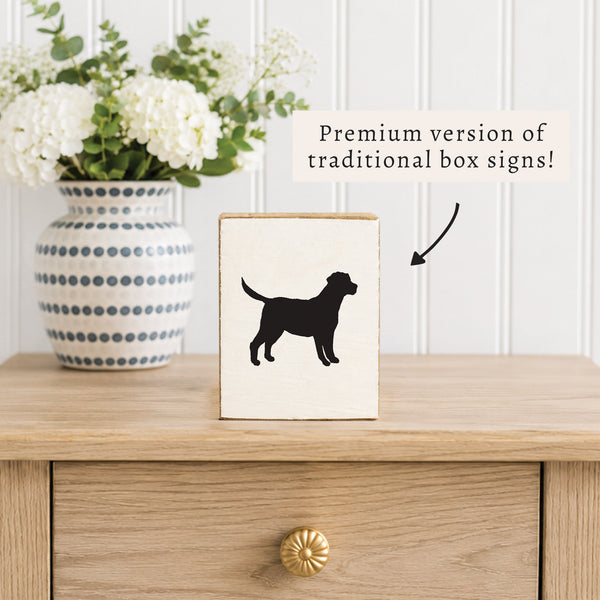 Dog Block Sign