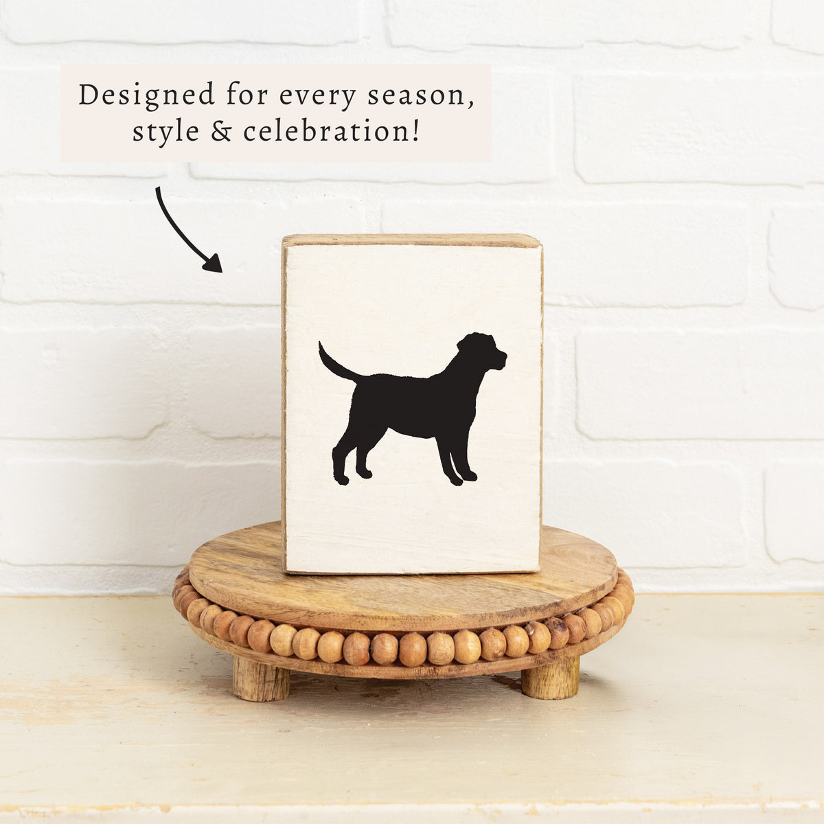 Dog Block Sign