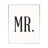 Mr. Block Sign