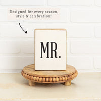 Mr. Block Sign
