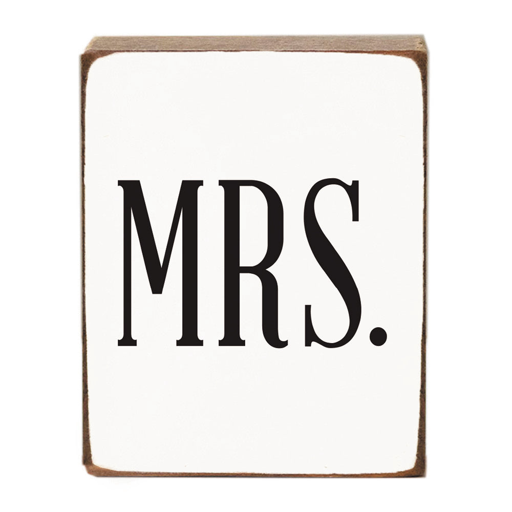Mrs. Wood Block