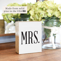 Mrs. Block Sign