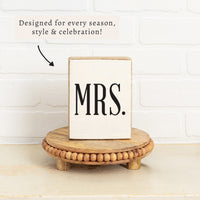Mrs. Block Sign